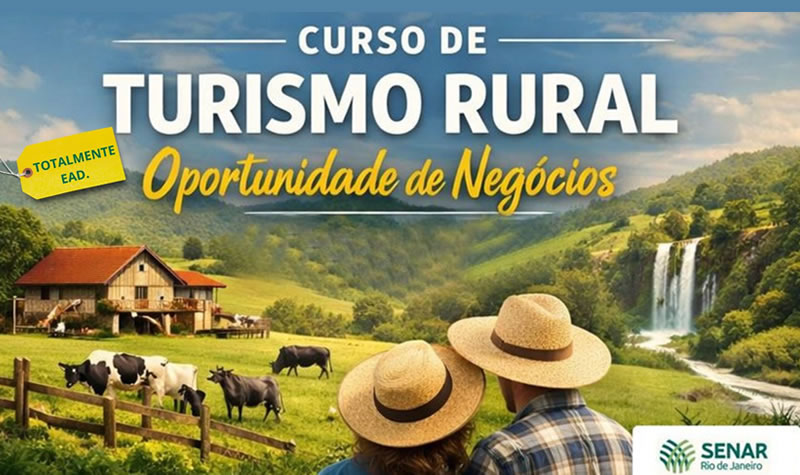 CURSO: TURISMO RURAL- OPORTUNIDADE DE NEGÓCIOS