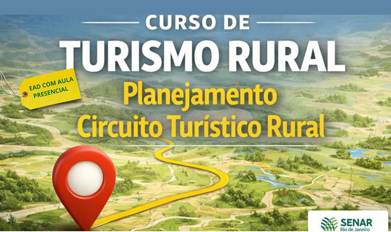 CURSO: TURISMO RURAL- PLANEJAMENTO CIRCUITO TURÍSTICO