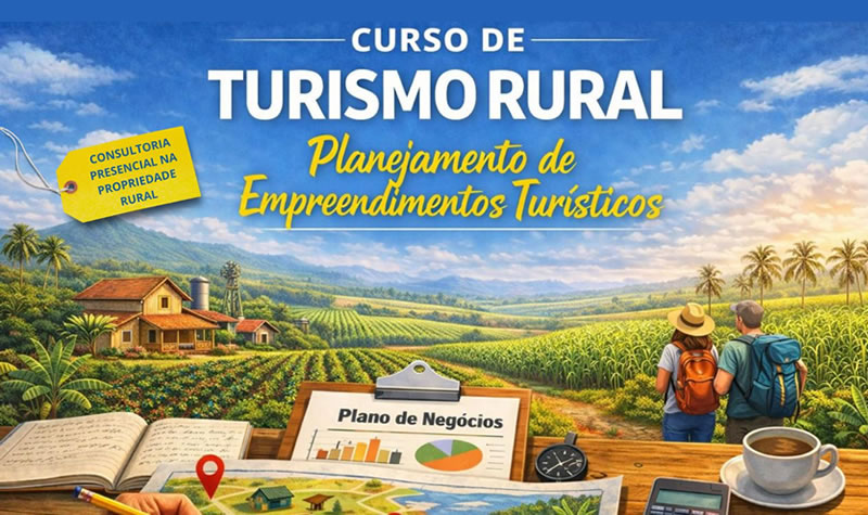 CURSO: TURISMO RURAL- PLANEJAMENTO DE EMPREENDIMENTOS TURÍSTICOS